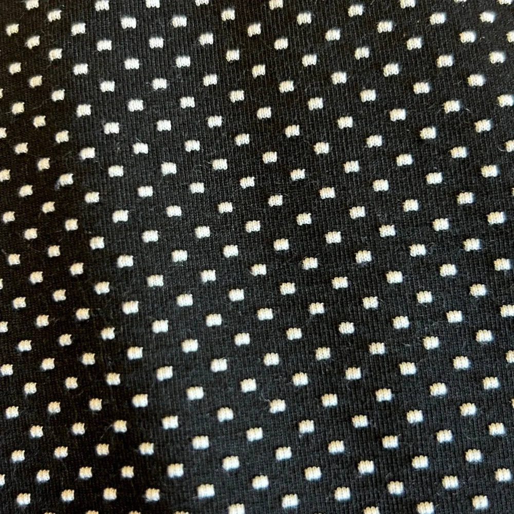 Free People Penelope Black & White Polks Dot Dress Puff Sleeve Keyhole Back XS